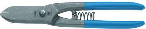 C.K Blechschere T4536 10 mit blauen PVC-ummantelten Griffen, Länge: 25 cm - Bild 1