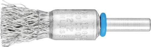 PFERD TOOLS Pinselbürste PBU 1312/6 INOX ungezopft aus Edelstahl mit Ø 13 mm und Schaft-Ø 6 mm, Silber/Blau - Bild 1