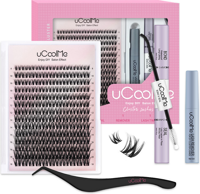 uCoolMe Lashes Flora Wispy und Spiky Cluster Kit, Unisex - Bild 1