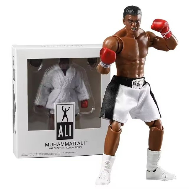 Muhammad Ali Actionfigur, Modell Display, Maßstab 1:12, Kunststoff, Bunt / Mehrfarbig - Bild 1