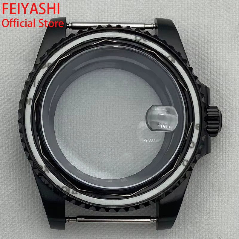 FEIYASHI Uhrengehäuse Edelstahl, Schwarz, 40 mm, Unisex - Bild 2
