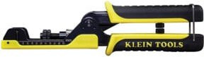 Klein Tools Kompressionszange für Koaxstecker F BNC RCA in Gelb, Länge: 22,9 cm - Bild 1