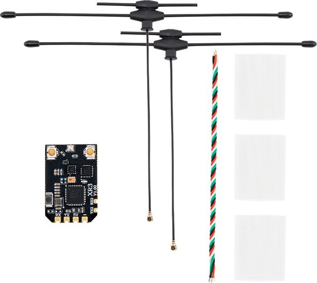Radiomaster XR3 Dualband Nano Multi-Frequenz ExpressLRS Empfänger 2,4 GHz 900 MHz Schwarz - Bild 1