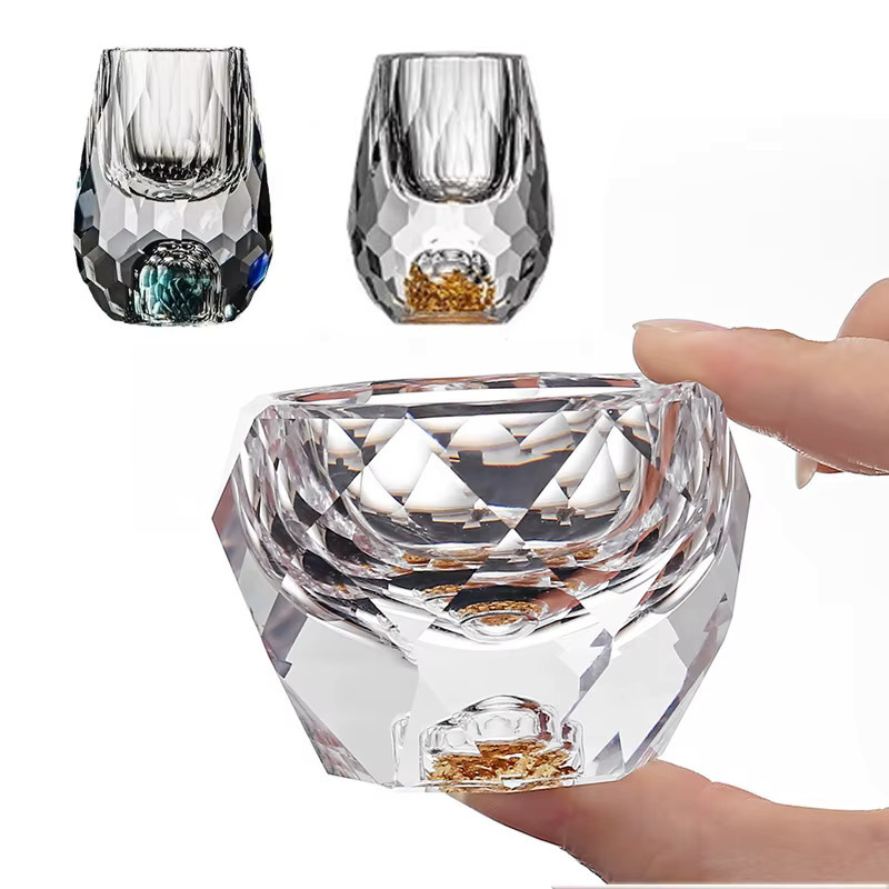 YWDL Kristall-Likörgläser Diamantgeschliffen Transparent mit 15 ml und 50 ml Füllmenge - Bild 5