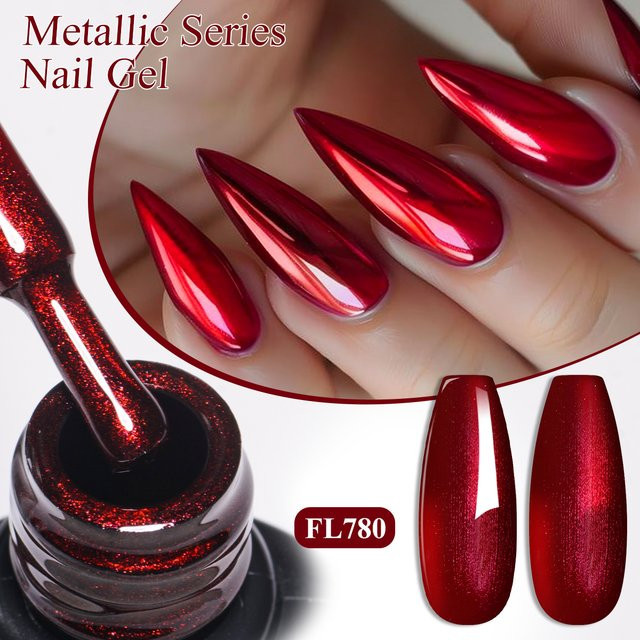 Four Lily Metallic Gel Nagellack, 10 ml - Bild 1