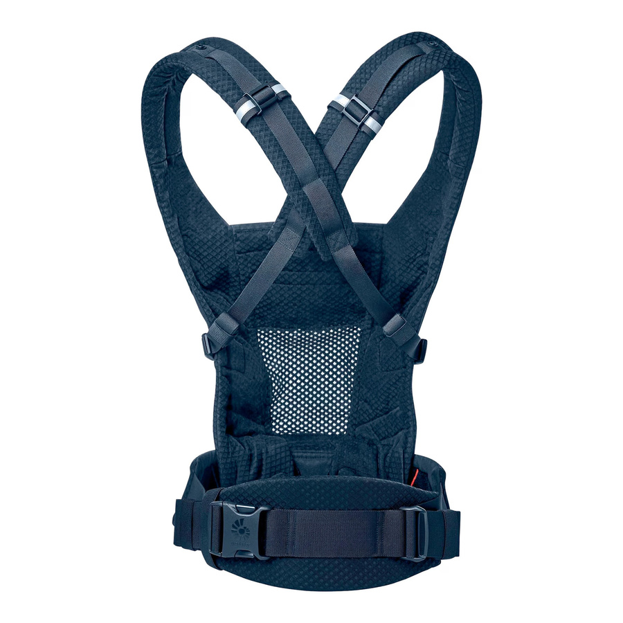 Ergobaby Adapt SoftFlex Babytrage in Blau mit reflektierenden Elementen - Bild 2