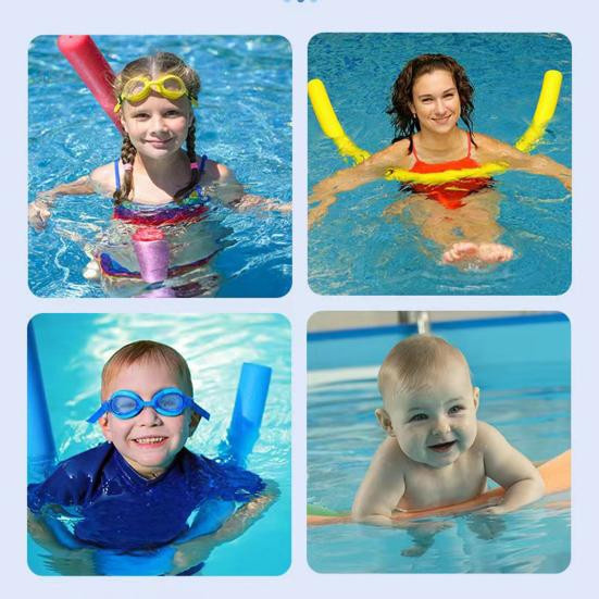 Mamiya Set aus 4 schwimmenden Poolnudeln aus EPE-Schaumstoff in Bunt für Kinder und Erwachsene, Länge: 150 cm - Bild 3