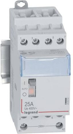 Legrand CX3 Installationsschütz 4 Schließer 230V 25A Weiß - Bild 1