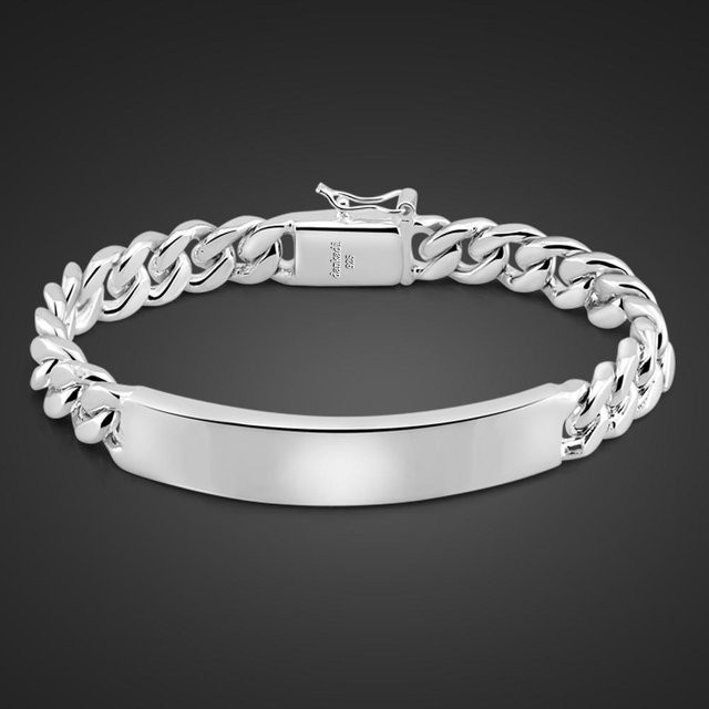 CY-jewelry Armband 925 Silber, Cuban Link, 10mm, Unisex - Bild 1