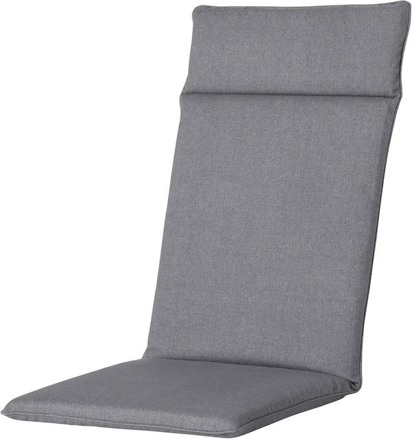 Madison Auflage Hochlehner Outdoor Xford Grey in Grau, B/H: 120 x 50 cm - Bild 1