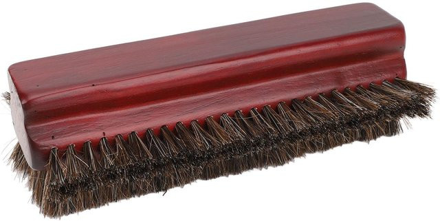KaiSai Billardtischbürste aus Holz mit Rosshaar in Weinrot für die Reinigung von Ecken und Kanten - Bild 1