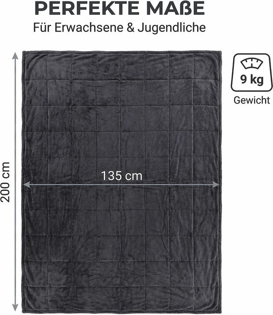 Wagner Gewichtsdecke Therapiedecke Entspannungsdecke B/B: 135 x 200 cm - Bild 1