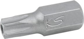 KS Tools CLASSIC Bit TX mit 10 mm Bohrung, silberfarben, Länge: 30 mm - Bild 1