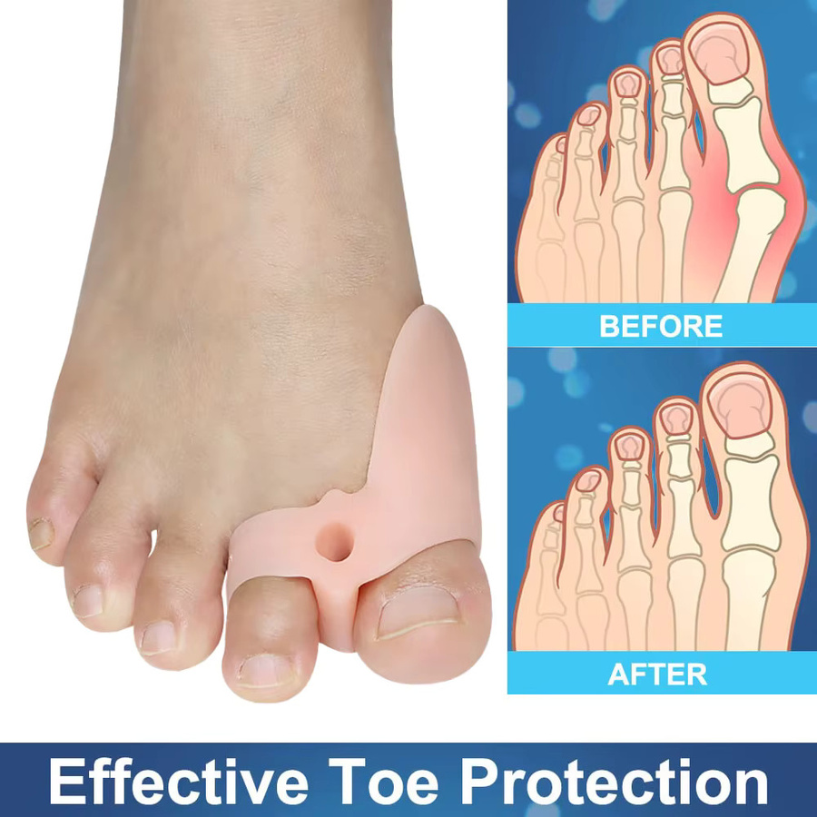 Pexmen Bunion Corrector Zehenspreizer mit Gelschild, Unisex - Bild 2