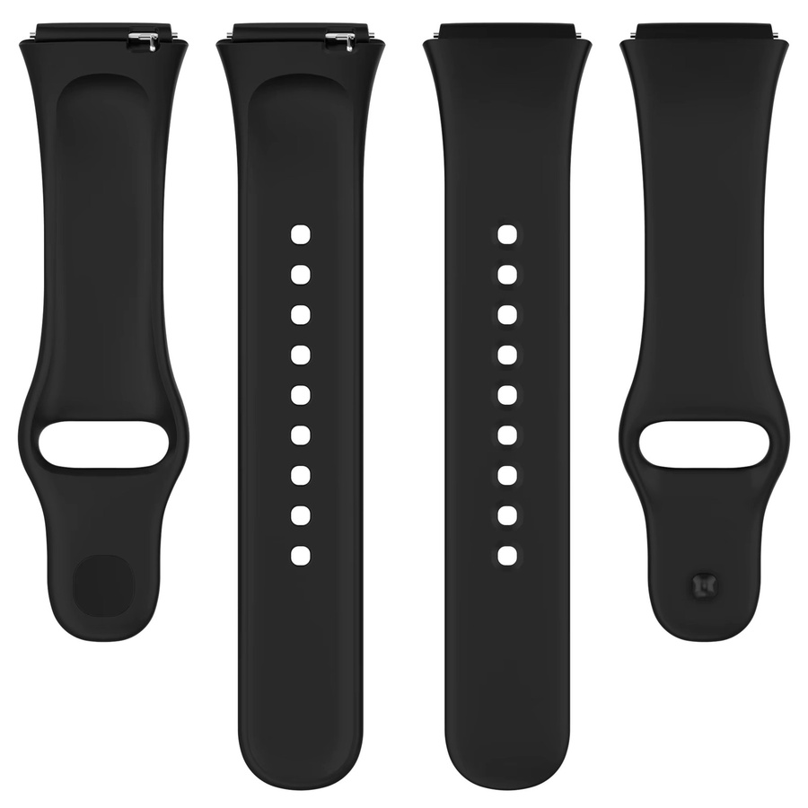 ZHANGU Uhrenarmband Silikon, Schwarz, Xiaomi Redmi Watch 3, Lite, Active - Bild 3