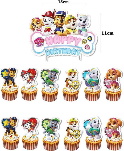 PAW Patrol Kuchenaufsatz Skye, Dekoration - Bild 1