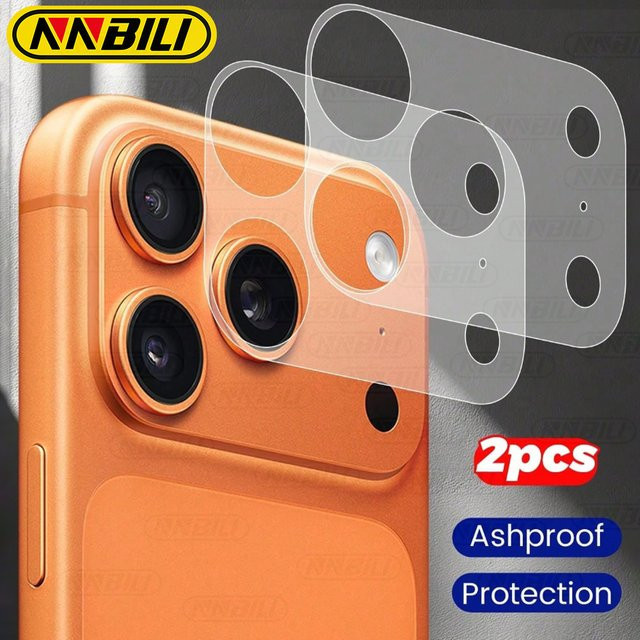NNBILI 2er-Set Matte Kamera Schutz für iPhone 17 Pro Max, 17 Pro und 17 Air Objektiv Glas Schutzkappen - Bild 1