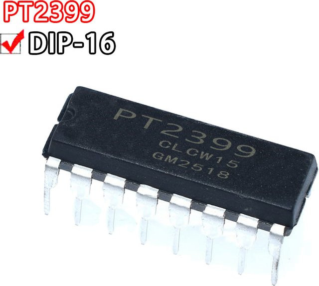 Si Tai&SH 10er Set DIP-16 CMOS Logik-ICs PT2399 CD2399 CD4028BE CD4043BE CD4046BE CD4050BE CD4053BE CD4054BECD4503BE CD4504BE in Schwarz - Bild 1
