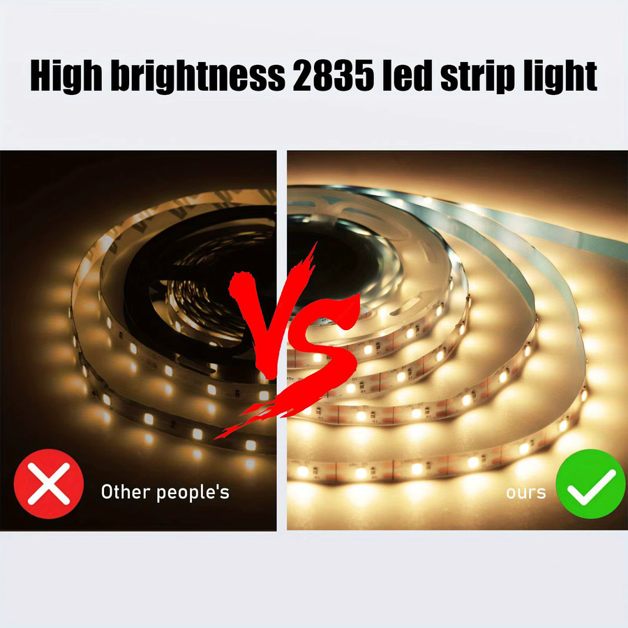 Shine-tale LED-Streifen mit Handbewegungssensor, 5V USB, Cool White, Selbstklebend für Spiegel, Küchenschränke und TV-Hintergrundbeleuchtung - Bild 3