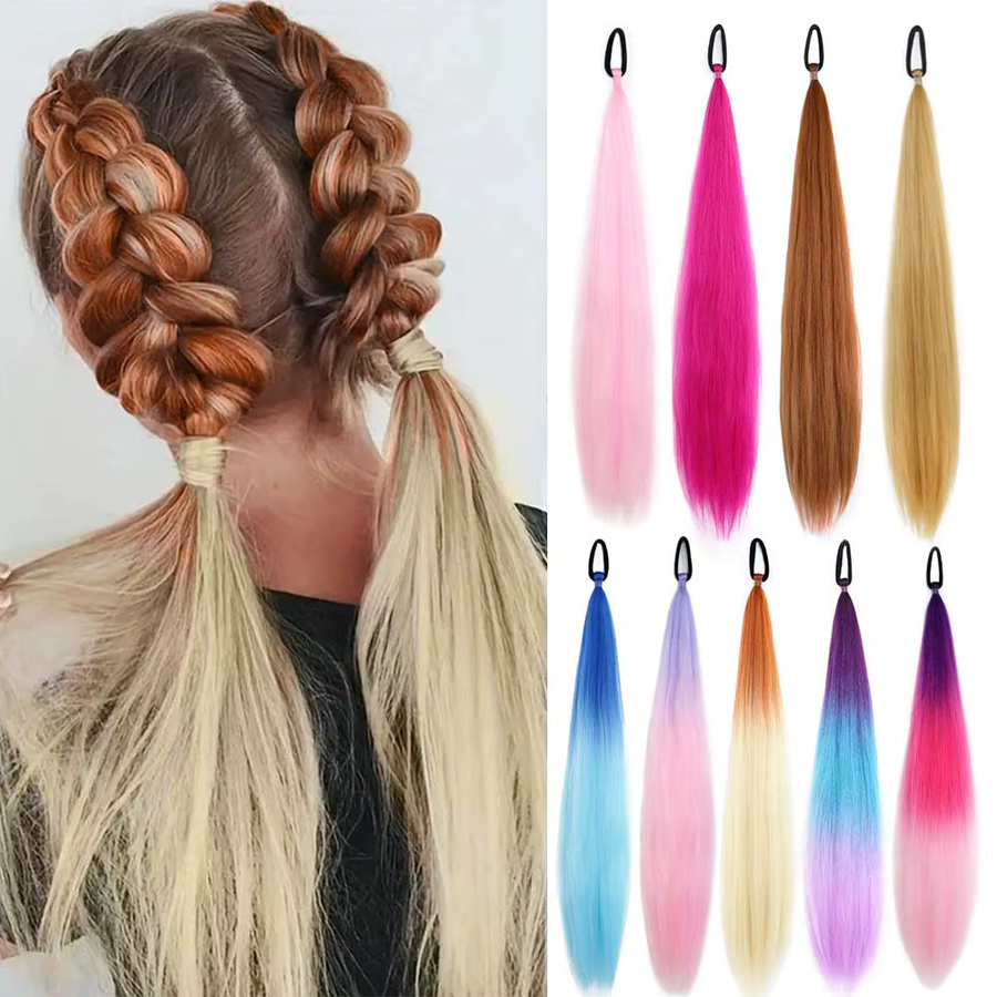 Refeeny Haarschmuck, geflochtener Pferdeschwanz, synthetisch, Damen - Bild 2