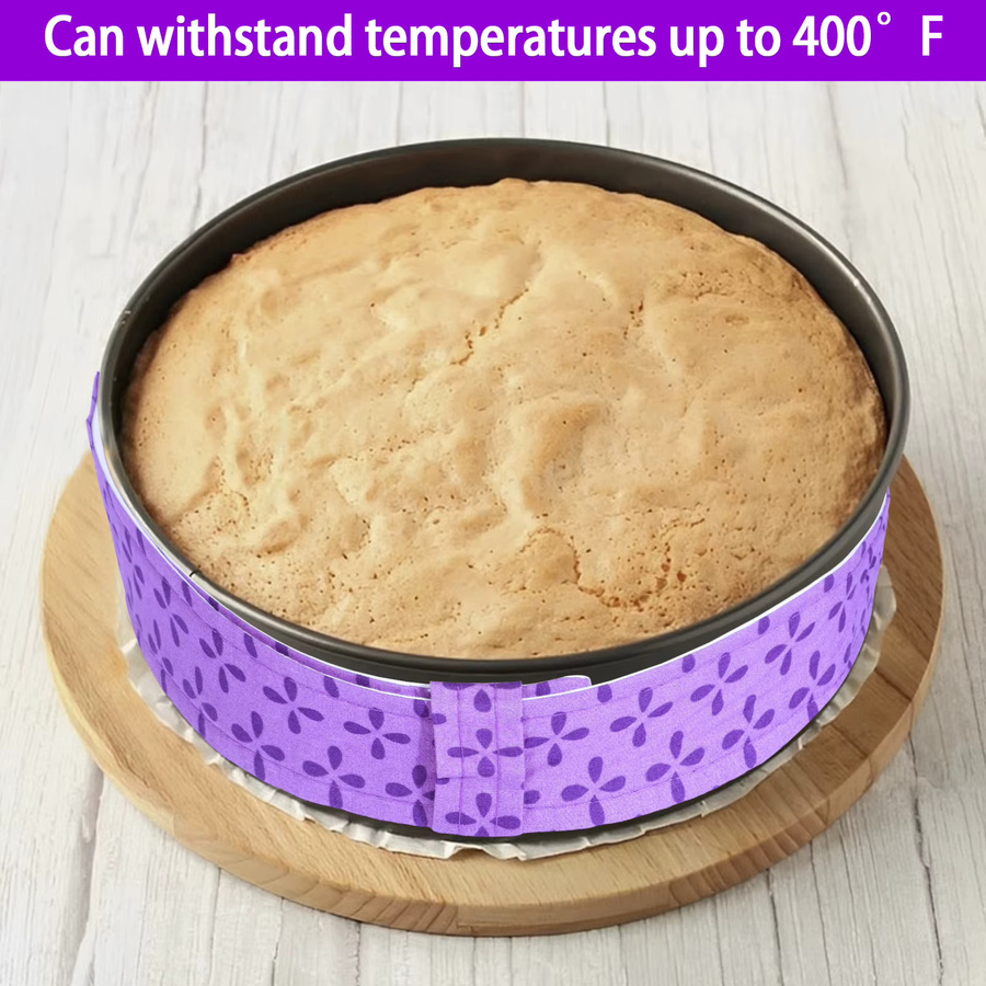 Willstar Kuchen Backstreifen aus Mesh-Gewebe, verstellbar, lila, 8 Stück - Bild 5