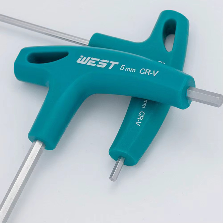 T-Griff Inbusschlüssel Set mit Sechskant-Bits in Türkis, Größen: 2mm, 2,5mm, 3mm, 4mm, 5mm, 6mm, 8mm, 10mm - Bild 2