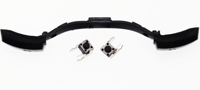 Microsoft Ersatz-Knöpfe für Xbox 360 Controller LB RB Stoßstangenknopfschalter in Schwarz - Bild 1