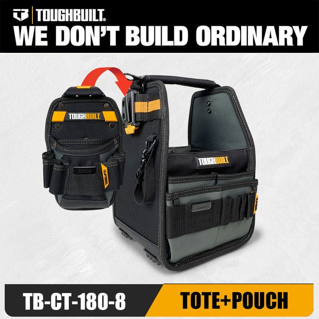 TOUGHBUILT Werkzeugaufbewahrungstasche TB-CT-180-8 8 Zoll - Bild 1