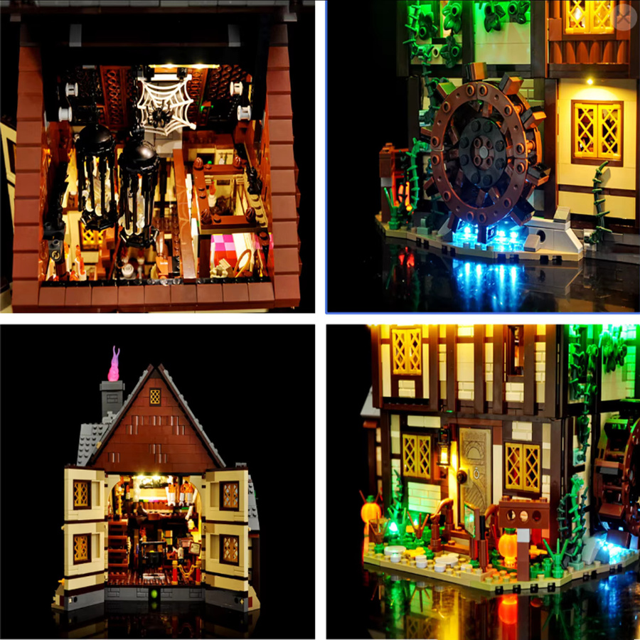 LYBMTWF LED-Beleuchtungsset in Schwarz für Lego 21341 Hausbausteine - Bild 4