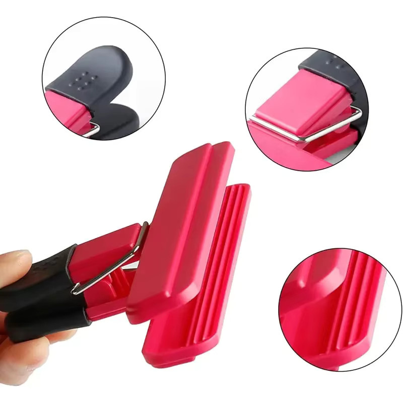 Lebensmittelbeutel-Clips aus Kunststoff in Grün und Multicolour für Chip-Beutel, Snacks und Brotverpackungen, 1 Stück - Bild 3