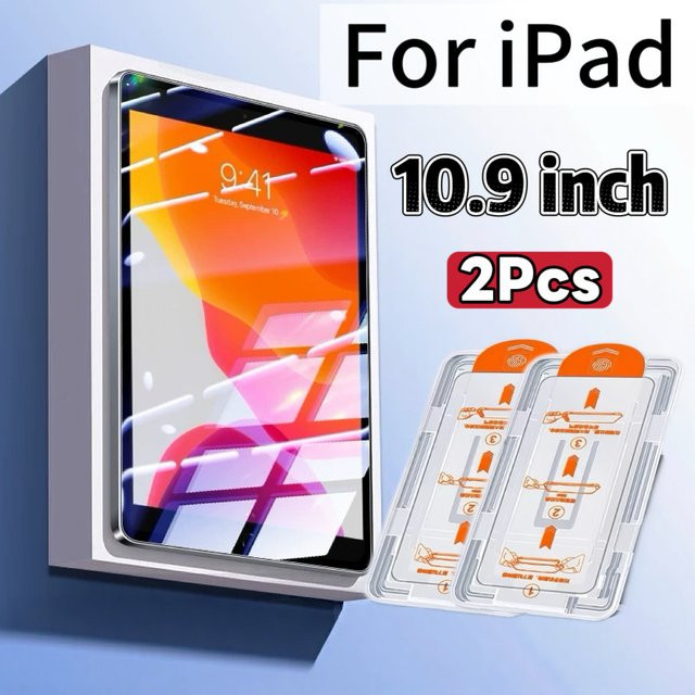 2er-Pack hochauflösender Displayschutz aus gehärtetem Glas für Apple iPad 10,9 Zoll in Transparent - Bild 1