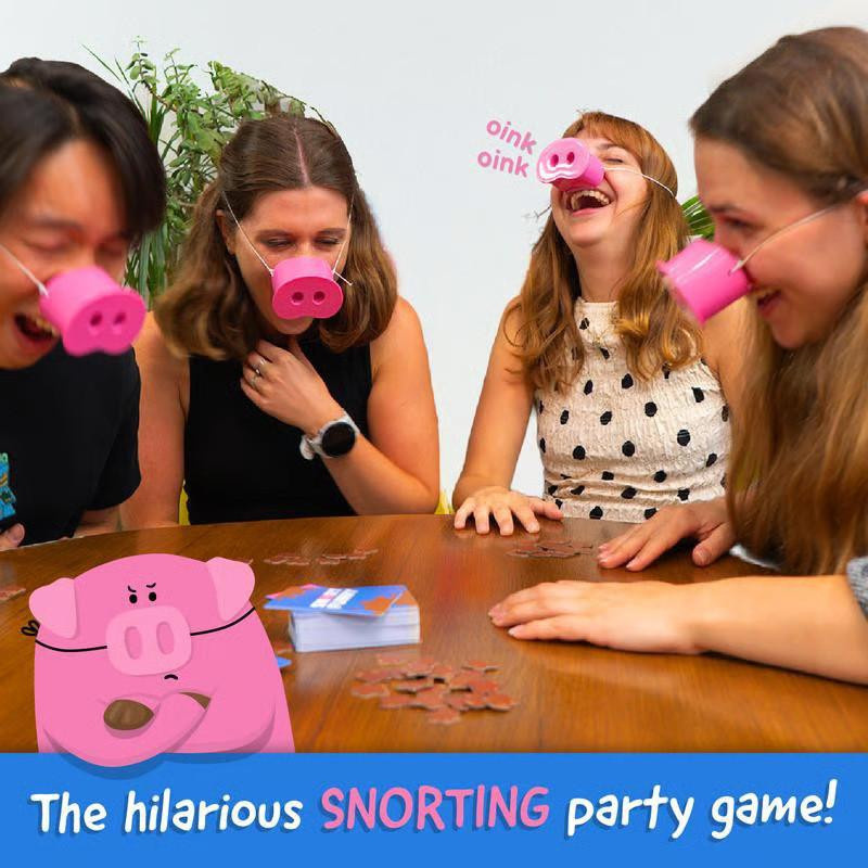 QuillQuest Das Oinkcredible Du Lachen Du Verlierst Party-Spiel Kartenspiel - Bild 5