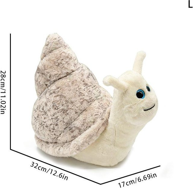 Yiran toy Meeresschnecken-Stofftier, Plüschtier, ab 14 Jahren - Bild 1