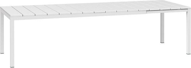Nardi Rio Ausziehtisch Dureltop in Weiß aus Polypropylen und Aluminium für den Garten und Outdoor-Bereich - Bild 1