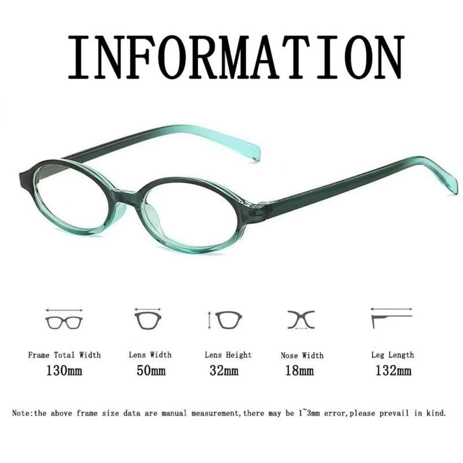 MOYOKA Korrektionsbrille, Oval, Vollrand, Kunststoff, Damen, Blaulichtfilter - Bild 5