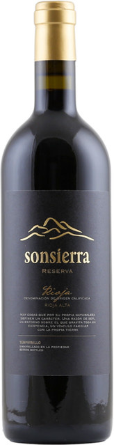 Bodegas Sonsierra Reserva, Tempranillo, trocken, Rotwein, 2019, 0,75 l - Bild 1