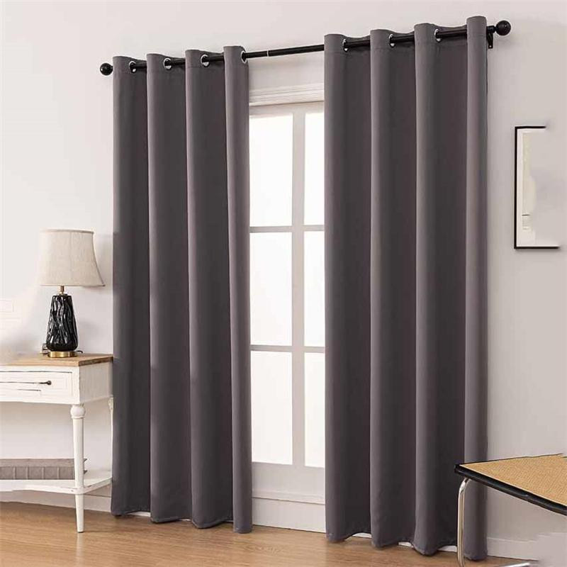 Verdunkelungsvorhänge mit Sonnenschutz und Wärmeisolierung für Schlafzimmer und Wohnzimmer, Breite: 132 cm, Höhe: 92 cm - Bild 2