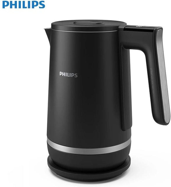 Philips HD9396/90 Wasserkocher Serie 7000 in Black mit Doppelschicht-Isolierung und 6-Gang-Temperaturregelung - Bild 1