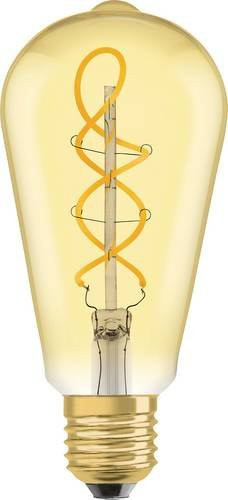 Osram Vintage 1906 Classic LED-Lampe E27 Filament Warmweiß 4W 300lm Durchmesser: 6,4 cm, Länge: 14,3 cm - Bild 1