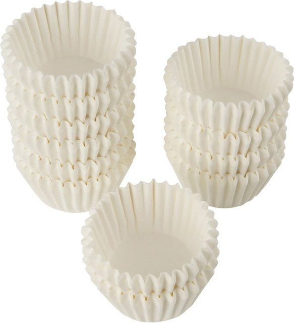 FMprofessional Pralinenförmchen aus Papier in Weiß, 300 Stück, Durchmesser: 2,5 cm - Bild 1