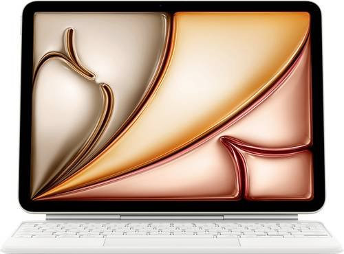Apple Magic Keyboard Tablet-Tastatur für iPad Air 11 (M2, 2024) und iPad Air 11 (M3, 2025) in Weiß mit USB-C - Bild 1