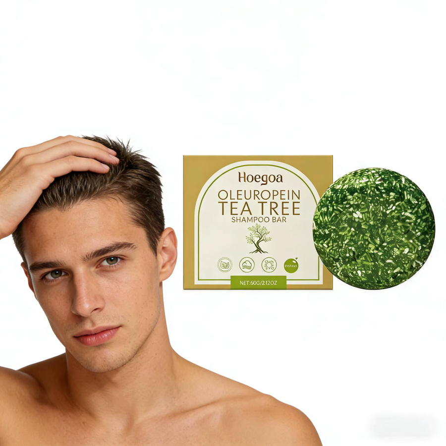 HOEGOA Teebaumöl-Shampoo, 60 g, für Schuppen und strapaziertes Haar - Bild 4