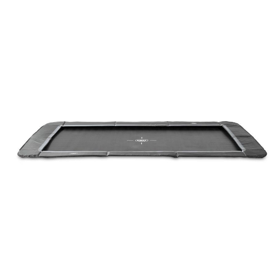EXIT InTerra ebenerdiges Sport-Trampolin Schwarz B: 305 cm, T: 214 cm - Bild 6