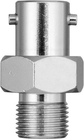 Jumo Bajonett-Gegenstück aus Messing in Silber - Bild 1