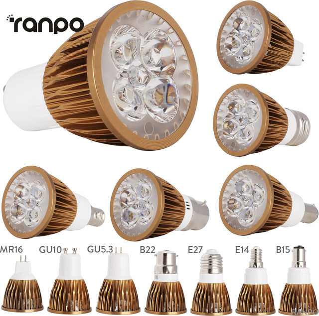 ERANPO LED Strahler GU10 Reflektor in Neutralweiß, dimmbar, Weiß - Bild 1