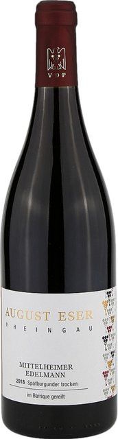 Eser Spätburgunder (Pinot Noir), Rotwein, Rheingau, trocken, 2023, 0,75 l - Bild 1