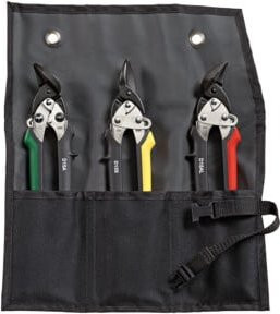 Bessey Ideal-Scheren-Set DSET15 in Schwarz mit Rolltasche - Bild 1
