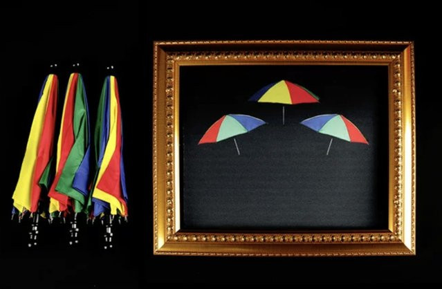 Murphy's Magic Magischer Rahmen-Regenschirm, Illusions-Requisite, Bunt / Mehrfarbig, ab 14 Jahren - Bild 1