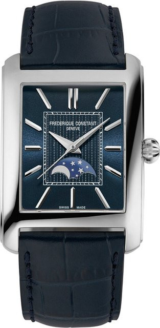 Frederique Constant Armbanduhr Automatik, Edelstahl, Blau, 30 mm, Herren - Bild 1