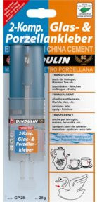 Bindulin GP28 Glas- und Porzellankleber, transparent, 28 g - Bild 1